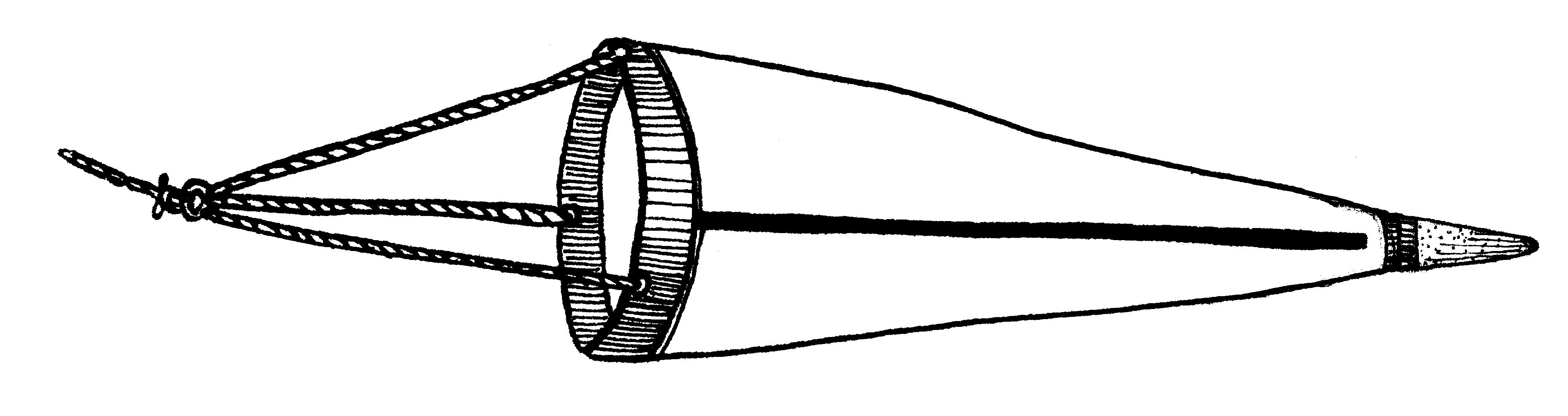 plankton net—cone shaped