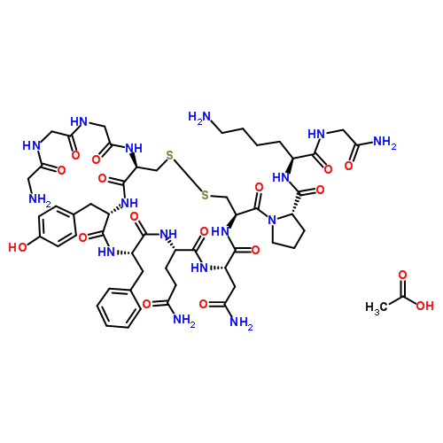 figure 1. chemical structure of terlipressin