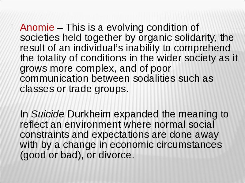 Durkheim s Division Of Labor And Specialization