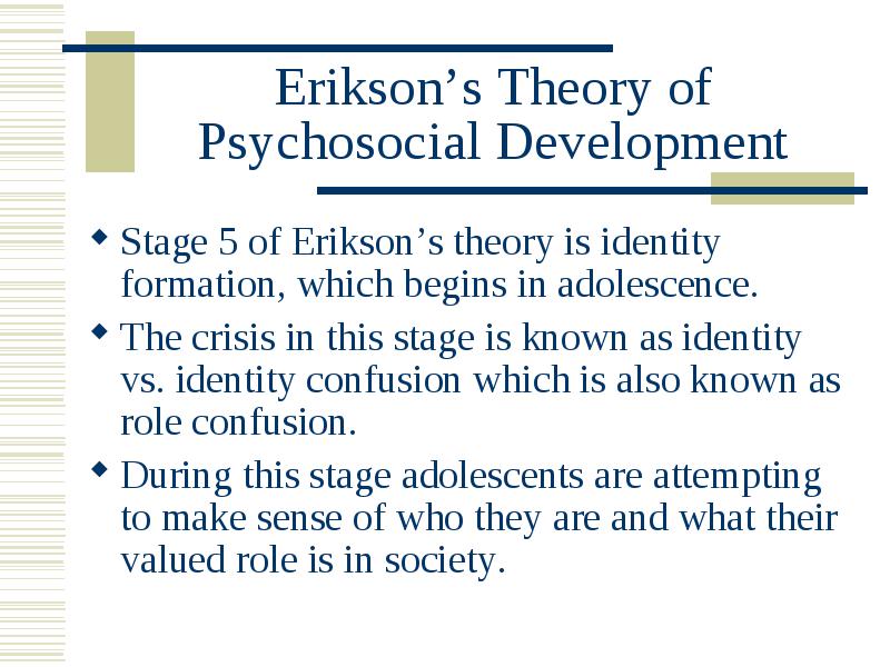 Erik Erikson Stages Of Psychosocial Development
