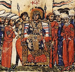 https://upload.wikimedia.org/wikipedia/commons/thumb/4/4e/emperor_theophilos_chronicle_of_john_skylitzes.jpg/300px-emperor_theophilos_chronicle_of_john_skylitzes.jpg