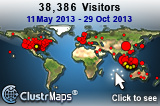 locations of visitors to this page