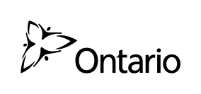 image of the ontario trillium flower logo and the word 
